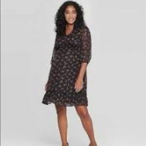 Ingrid & Isabel -Floral Print Maternity Dress